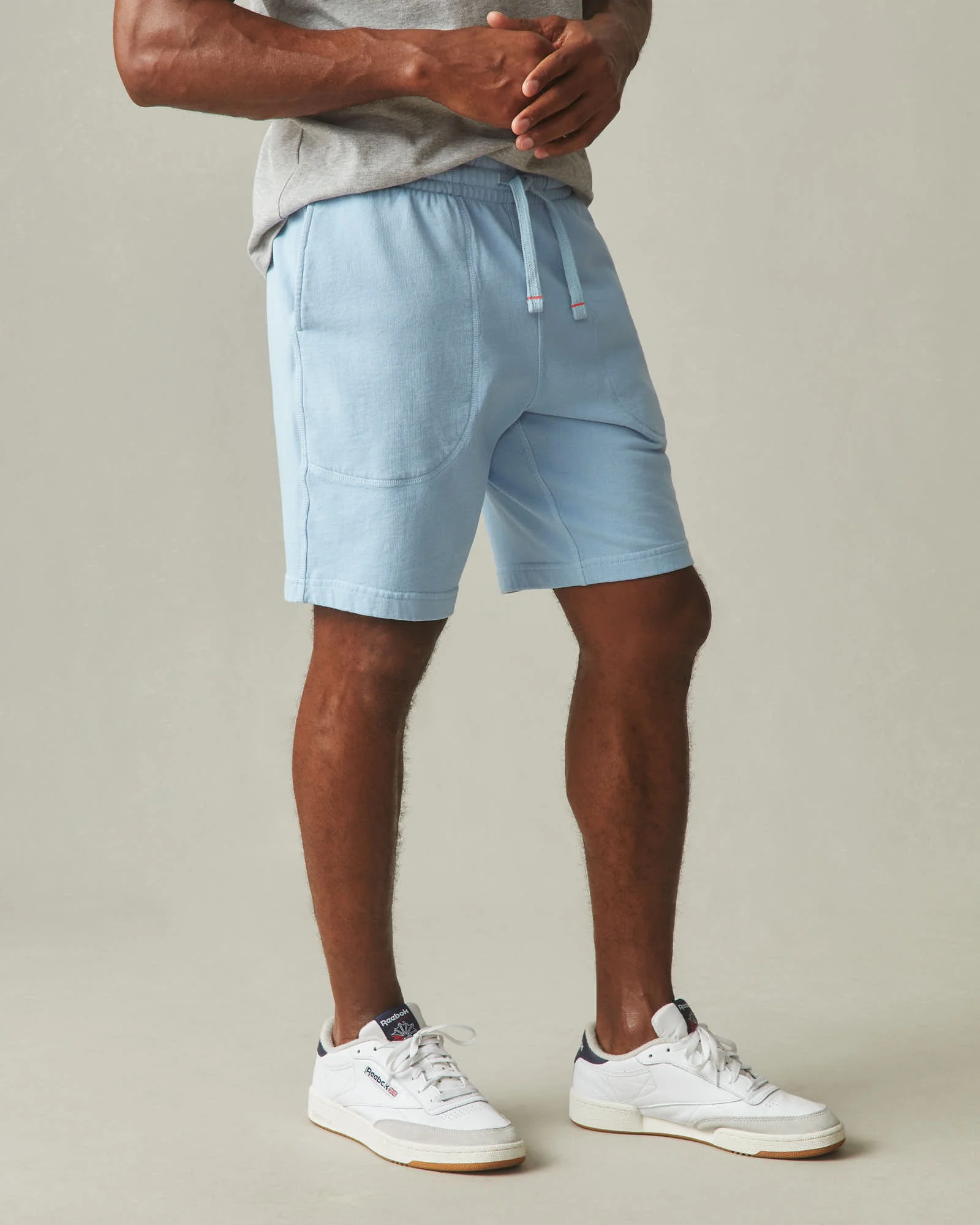 Men's Sweatshort - Powder Blue - Image 3